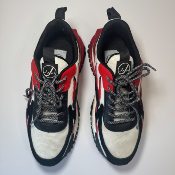 Javi Shoes Men\'s Size 9.5 Black White Red Athletic Sneaker Achieve main image 7